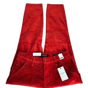 Judy Blue High Waist Slim Fit Corduroy Jean Color Rust | Sz 27 | NWT